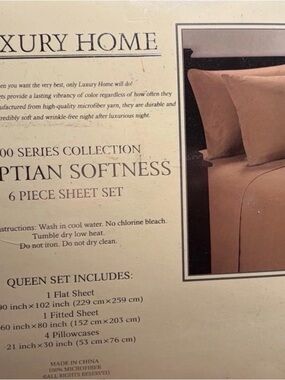 Egyptian Softness 6-Piece Sheet Set - Taupe